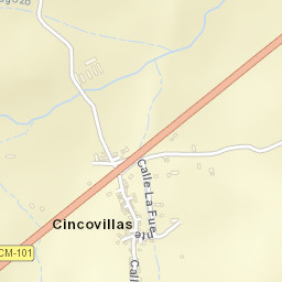 Cincovillas Street Map