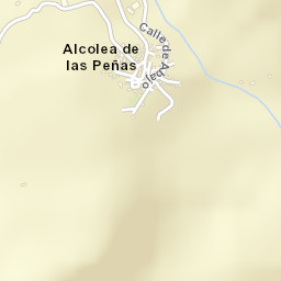 Alcolea de las Peñas Street Map