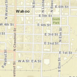 348 North Beech Street, Wahoo, NE 68066 Street Map