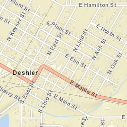 East Mulberry Street, Deshler, OH 43516 Street Map