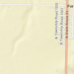 Fort Seneca Ohio Street Map