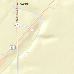 Lowell Ohio Street Map