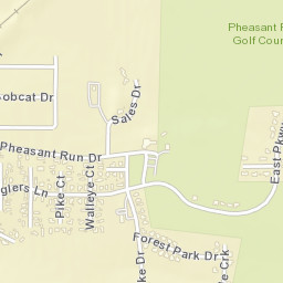 Pheasant Run Village Ohio Street Map