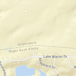 Sugar Bush Knolls Ohio Street Map