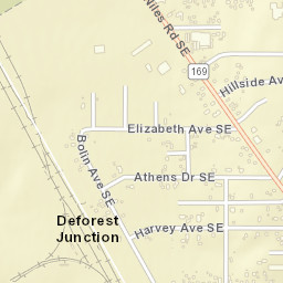 DeForest Junction Ohio Street Map