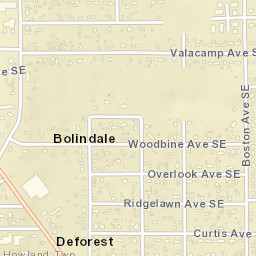 Bolindale Ohio Street Map