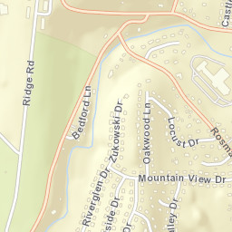 Thiells New York Street Map