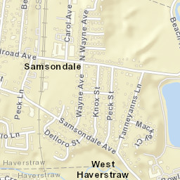 Samsondale New York Street Map