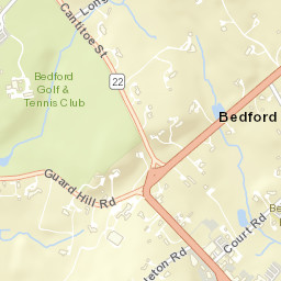 Bedford New York Street Map