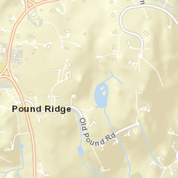 Pound Ridge New York Street Map