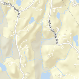 East Woods New York Street Map