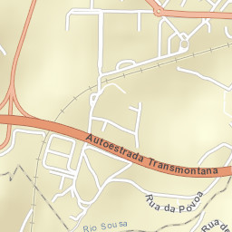 Castelões de Cepeda Street Map