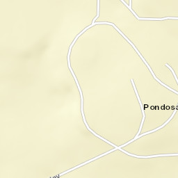 Pondosa California Street Map