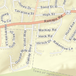 Garnerville New York Street Map