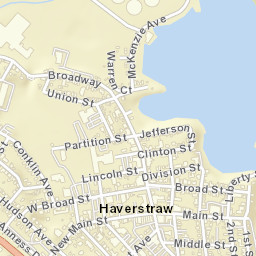Haverstraw New York Street Map