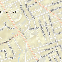 Toilsome Hill Connecticut Street Map