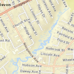 Devon Connecticut Street Map
