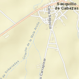 Sauquillo de Cabezas Street Map
