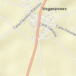 Veganzones Street Map