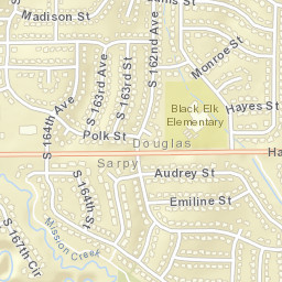 7168-7298 South 161st Street, Omaha, NE Street Map