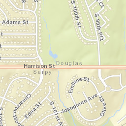 9818 Harrison St Omaha Nebraska Street Map