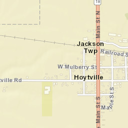 Hoytville Ohio Street Map