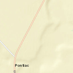Pontiac Ohio Street Map