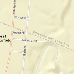 West Clarksfield Ohio Street Map