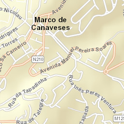Marco de Canavezes Street Map