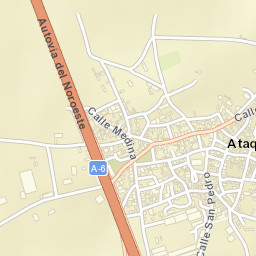 Ataquines Street Map