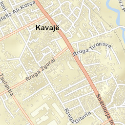 Bashkia Kavajë Street Map