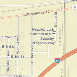 229 Industrial Way, Pine Bluffs, WY 82082 Street Map