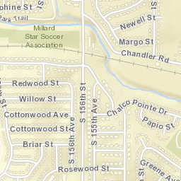 7418-7496 South 155th Street, Omaha, NE Street Map