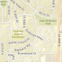 7325-7401 Harvest Hills Dr La Vista NE Street Map