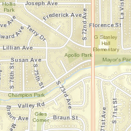 7508 Terry Dr La Vista Nebraska Street Map