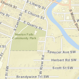 Maderite Heights Ohio Street Map