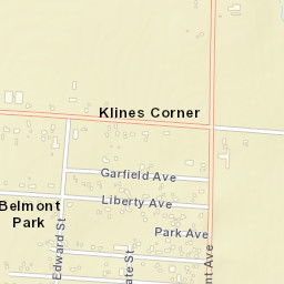 Klines Corner Ohio Street Map