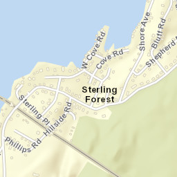 Sterling Forest New York Street Map