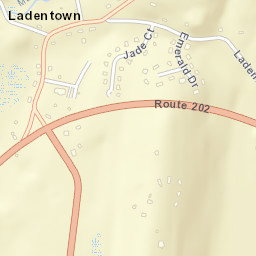 Ladentown New York Street Map