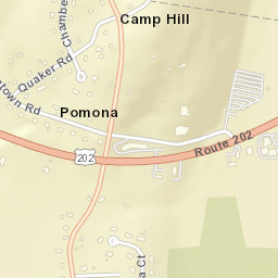 Camp Hill New York Street Map