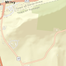 Mount Ivy New York Street Map