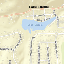 Lake Lucille New York Street Map