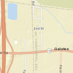 Galatea Ohio Street Map