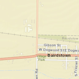 Bairdstown Ohio Street Map