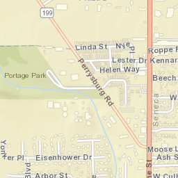 Nyes Mobile Home Park Ohio Street Map