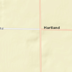 Hartland Ohio Street Map