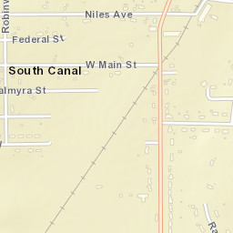 South Canal Ohio Street Map