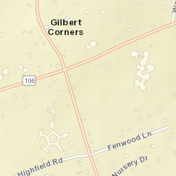 Gilbert Corners Connecticut Street Map