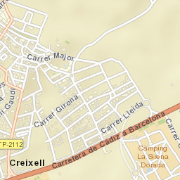 Creixell Street Map