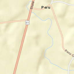 Peru Ohio Street Map